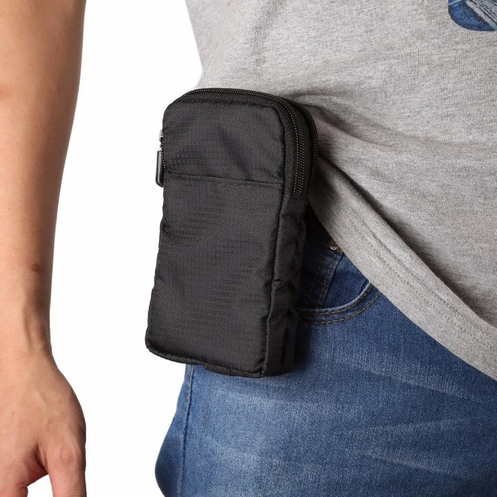 Universal Crossbody Cell Phone Purse Waist Pack Bag for Outdoor Sports Moblie Phone Carrying Cases Shoulder Belt Bag Pouch for iPhone 7 6/6S Plus Samsung Galaxy Phones Under 6.0'' from WaitingU