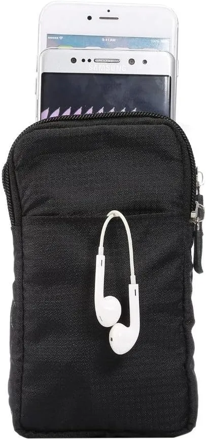 Universal Crossbody Cell Phone Purse Waist Pack Bag for Outdoor Sports Moblie Phone Carrying Cases Shoulder Belt Bag Pouch for iPhone 7 6/6S Plus Samsung Galaxy Phones Under 6.0'' from WaitingU