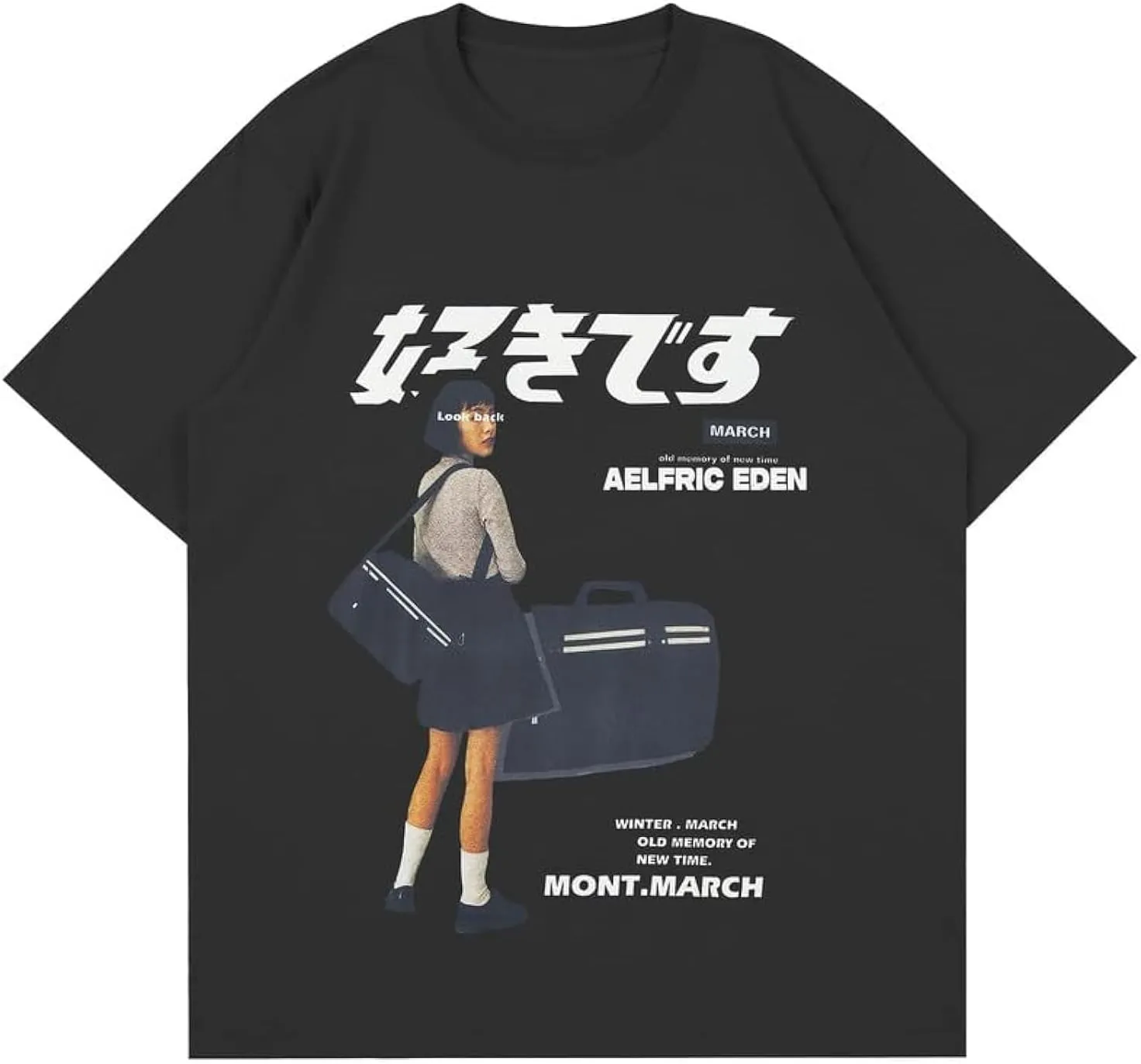 Vamtac Graphic Tees Mens Graphic T-Shirts Japanese Y2k Shirt Vintage Tee Harajuku Tops