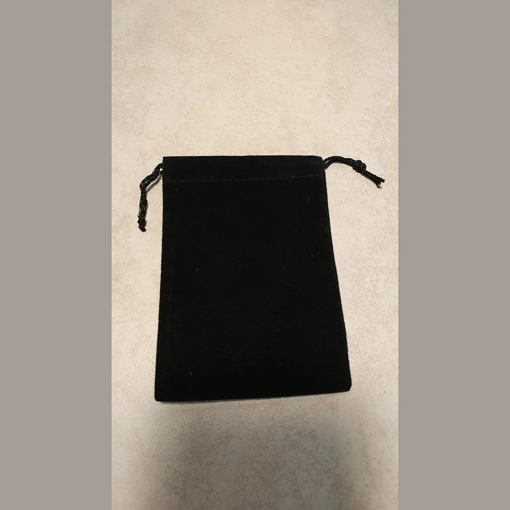 Velvet Black Pouches (3 1/2" X 5")
