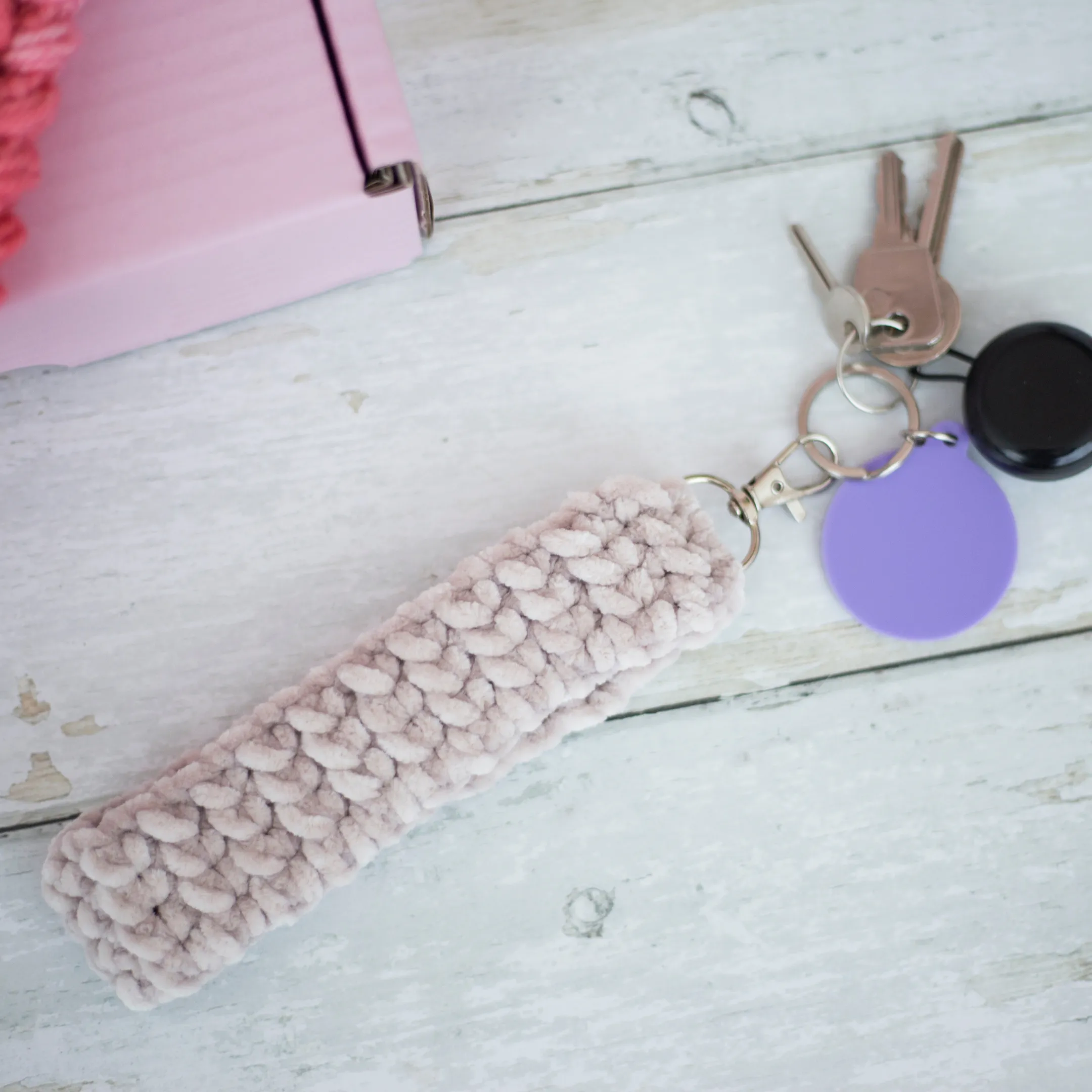 Velvet Keychain/Wristlet