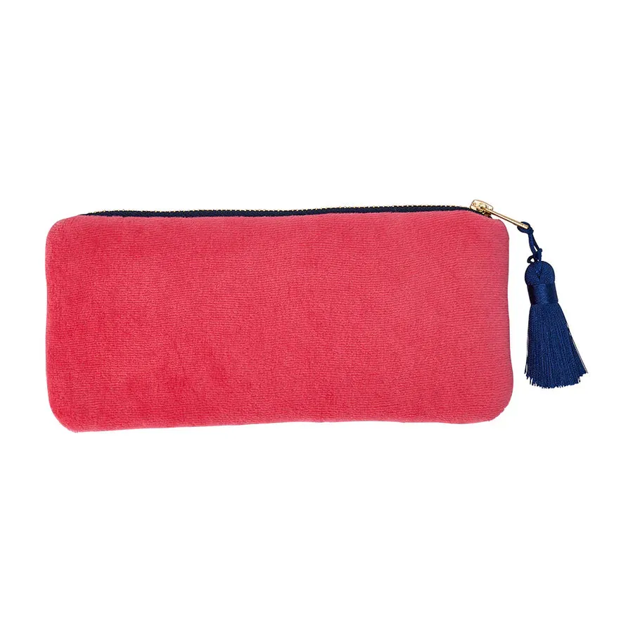 Velvet Makeup Pouch