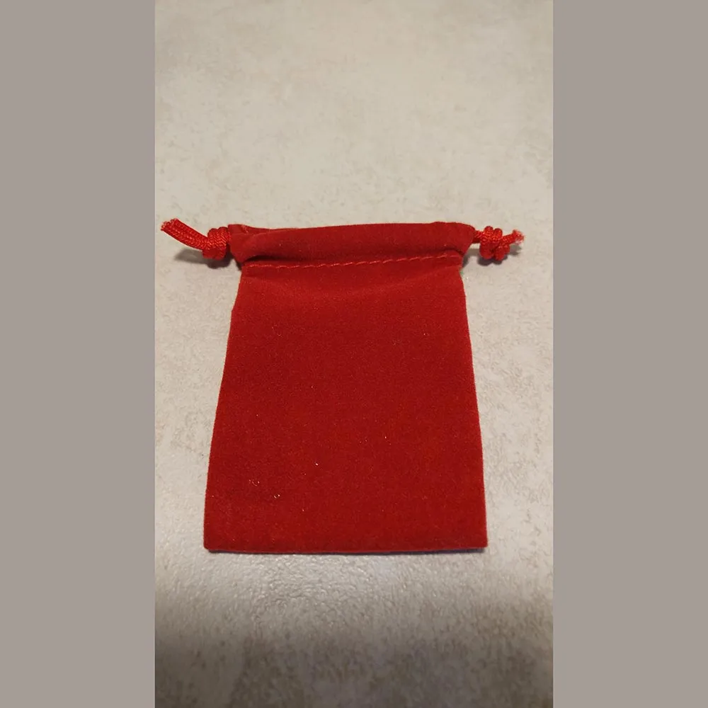 Velvet Red Pouch (3" x 2 1/4")