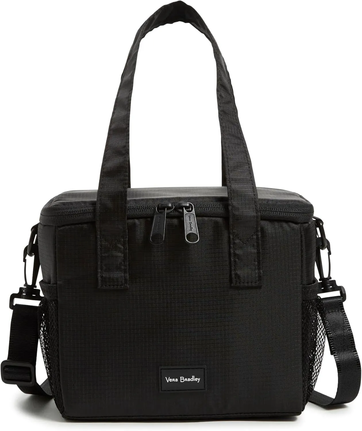 Vera Bradley Women's Recycled Ripstop Lunch Cooler, Black, One Size