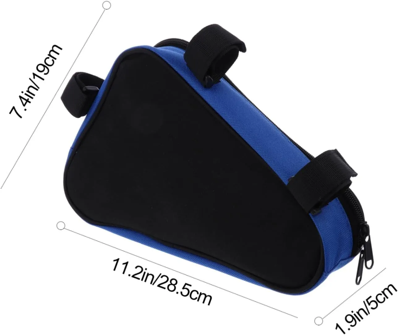 VICASKY Bike Triangle Bag Panniers Biking Accessories Seat Bag Shoulder Mountain Bag Handlebar Rear for Waterproof Cycling Accessories Tube Frame Storage Saddle Rack Polyester Blue