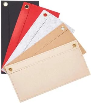WADORN 5 Colors Felt Purse Organizer Insert, Handbag Organizer Inside Crossbody Purse Conversion Kit Women Envelope Bag Insert Liner for YSL UPTOWN Envelope Clutches, 9.8x4.9 Inch