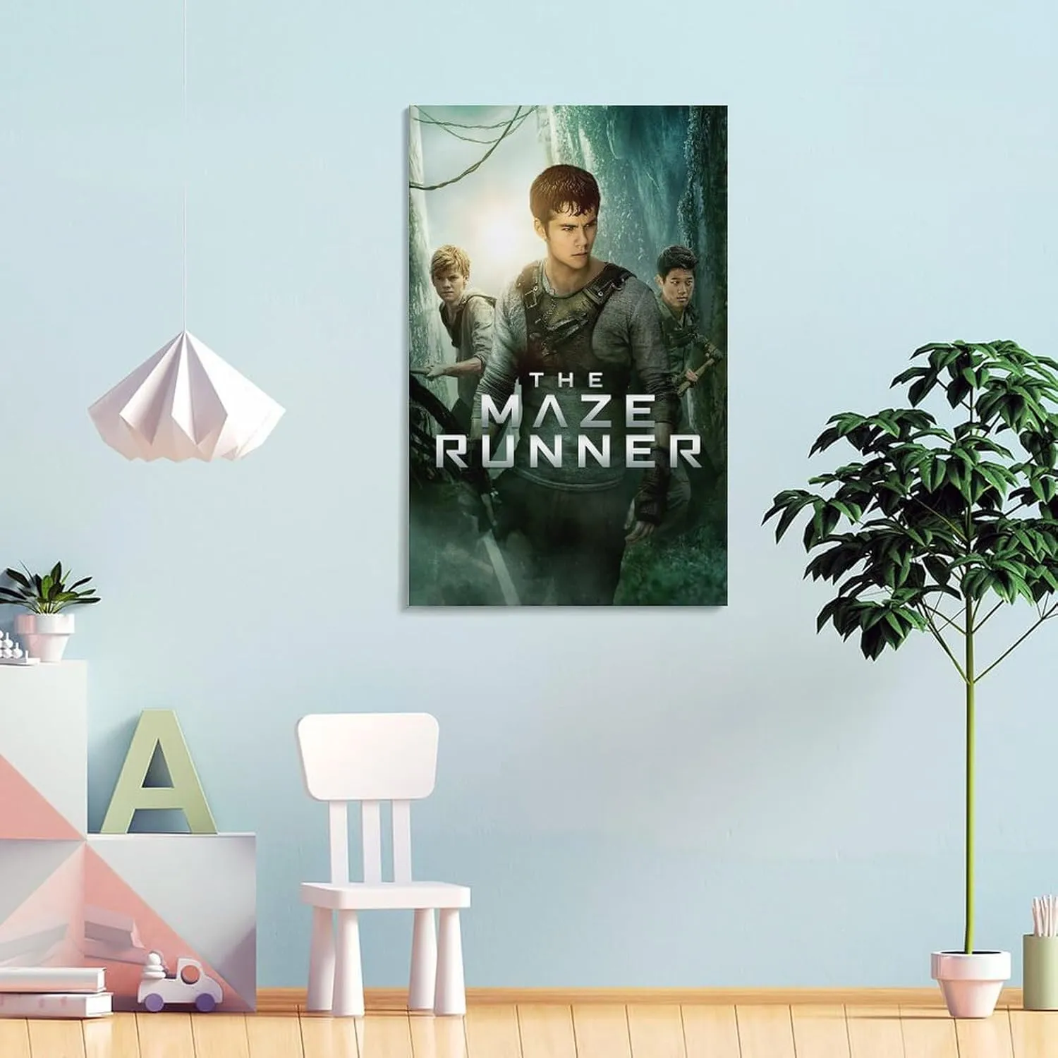 Wall Posters The Maze Runner Movie Posters Poster Decorative Painting Canvas Wall Art Living Room Posters Bedroom Painting 12x18inch(30x45cm)