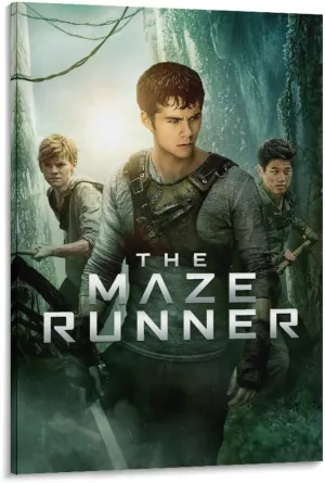 Wall Posters The Maze Runner Movie Posters Poster Decorative Painting Canvas Wall Art Living Room Posters Bedroom Painting 12x18inch(30x45cm)