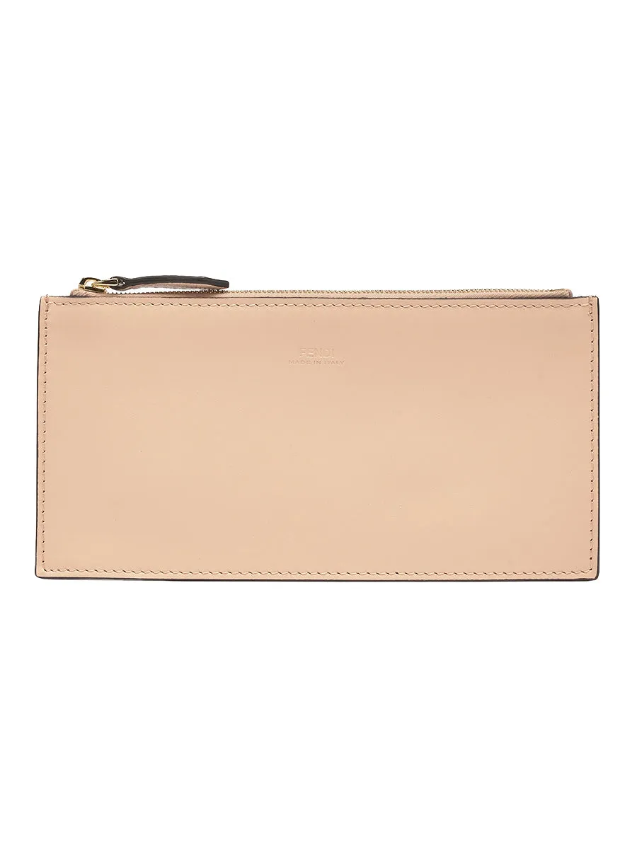 Wallet on Chain with Pouches in Pink