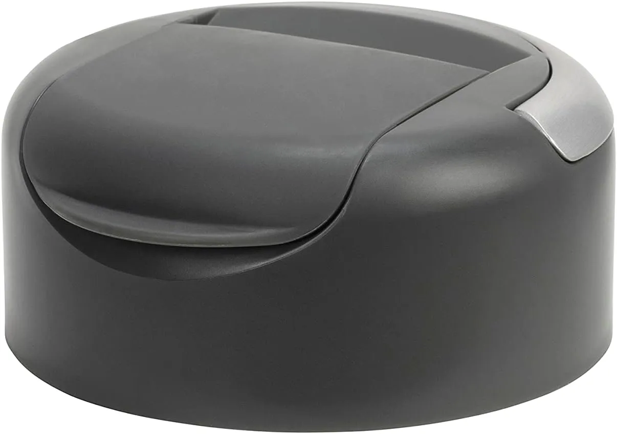 W&P Porter Drink Through Lid for Insulated Water Bottles, Leak-Proof, Carrying Handle, BPA Free, Charcoal
