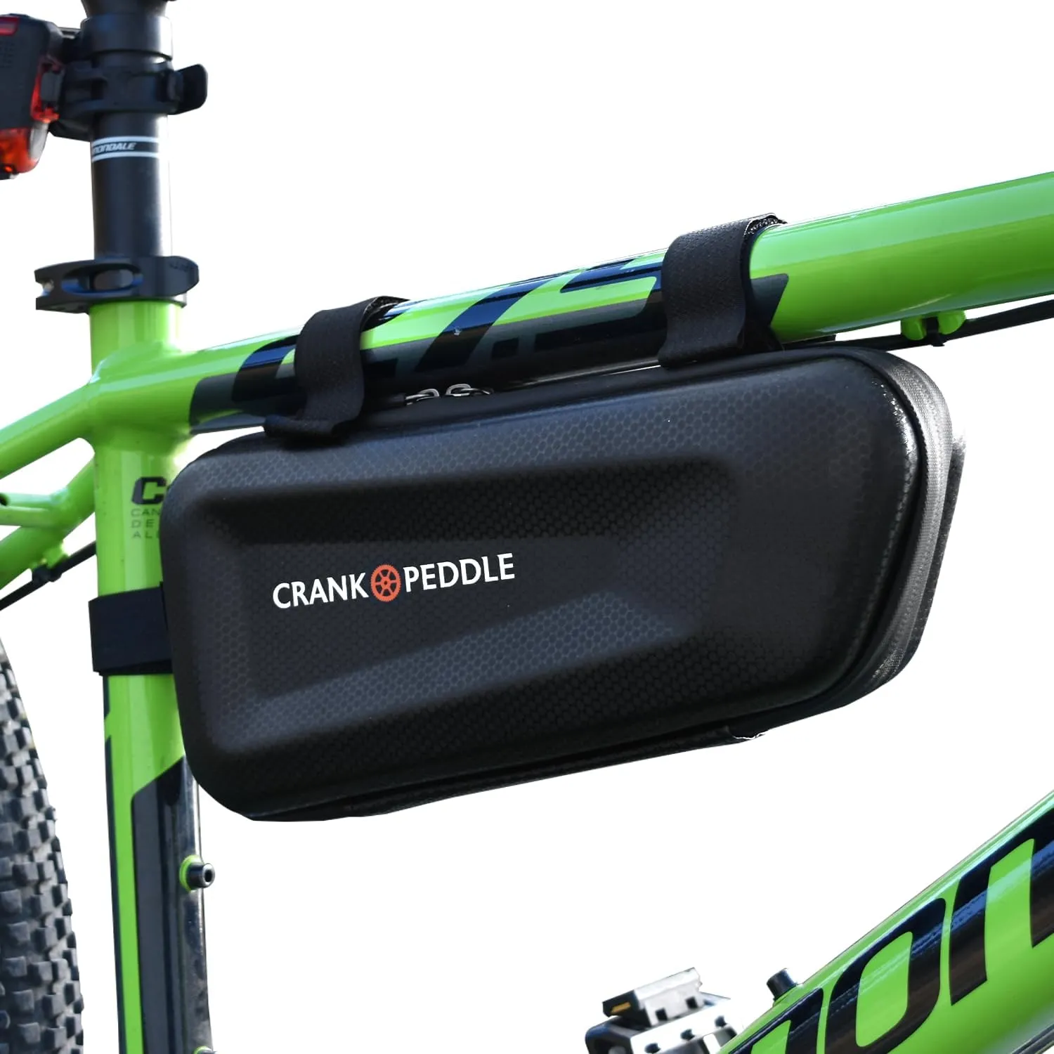 WaterProof Bike Triangle Frame Bag - 9.84 Inches x 4.74 Inches - Hard Shell Bicycle Frame Bag - Easy to Install Bike Pouch, Perfect for cycling, Commuter or Mountain Bike Accessories