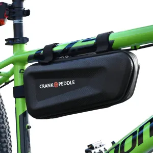 WaterProof Bike Triangle Frame Bag - 9.84 Inches x 4.74 Inches - Hard Shell Bicycle Frame Bag - Easy to Install Bike Pouch, Perfect for cycling, Commuter or Mountain Bike Accessories