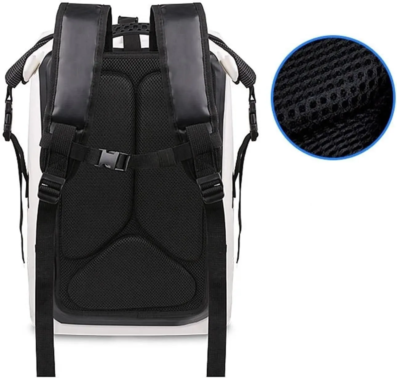 Waterproof Dry Bag 30L Waterproof Drift Bag Swimming Backpack Large River Trekking Shoulder Diving Wet Dry Rafting Canoeing Kayak PVC Camping Bag for Swimming,Boating(Coffee)