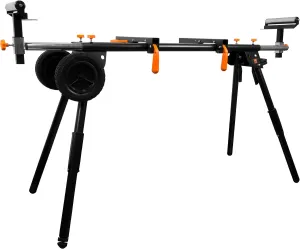 WEN Miter Saw Stand, Collapsible and Rolling with 3 Onboard Outlets (MSA330)