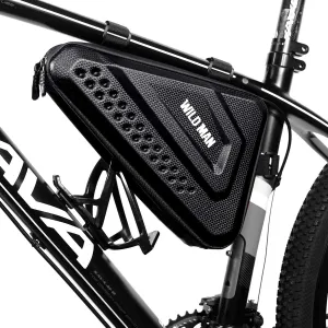 WILD MAN 3L Triangle Frame Bike Bag Large Capacity for Mountain Bicycle Cycling MTB Bicycle Cycling (ES19)