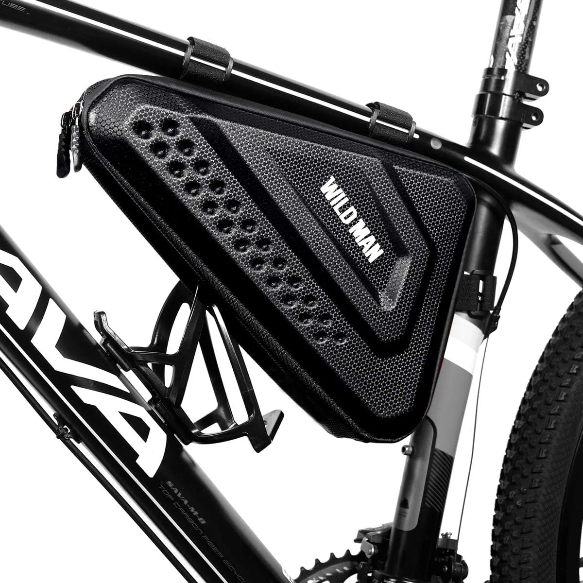 WILD MAN 3L Triangle Frame Bike Bag Large Capacity for Mountain Bicycle Cycling MTB Bicycle Cycling (ES19)