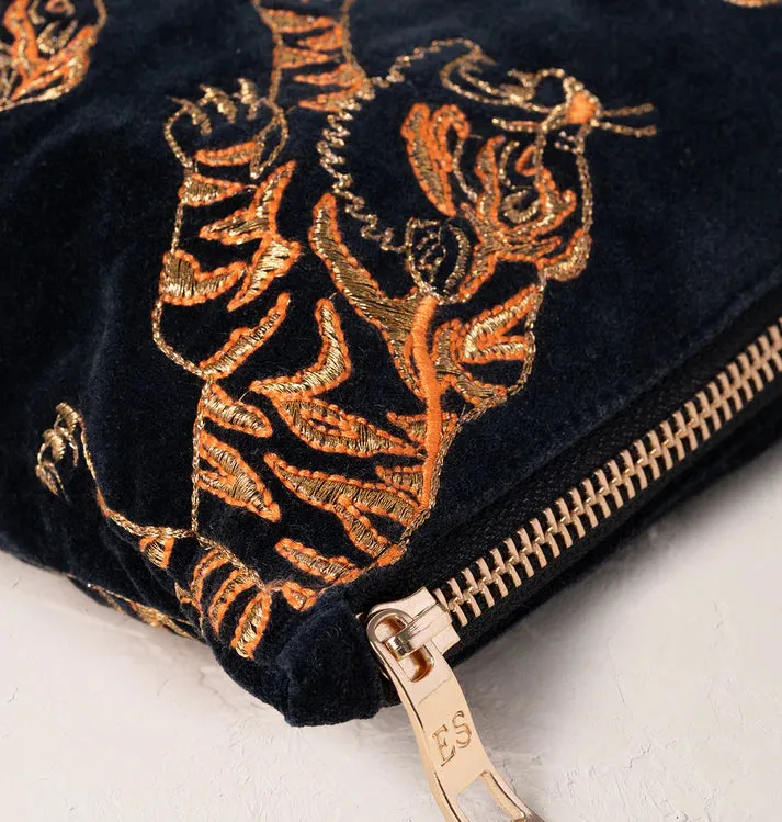 Wild Tiger Everyday Pouch - Charcoal