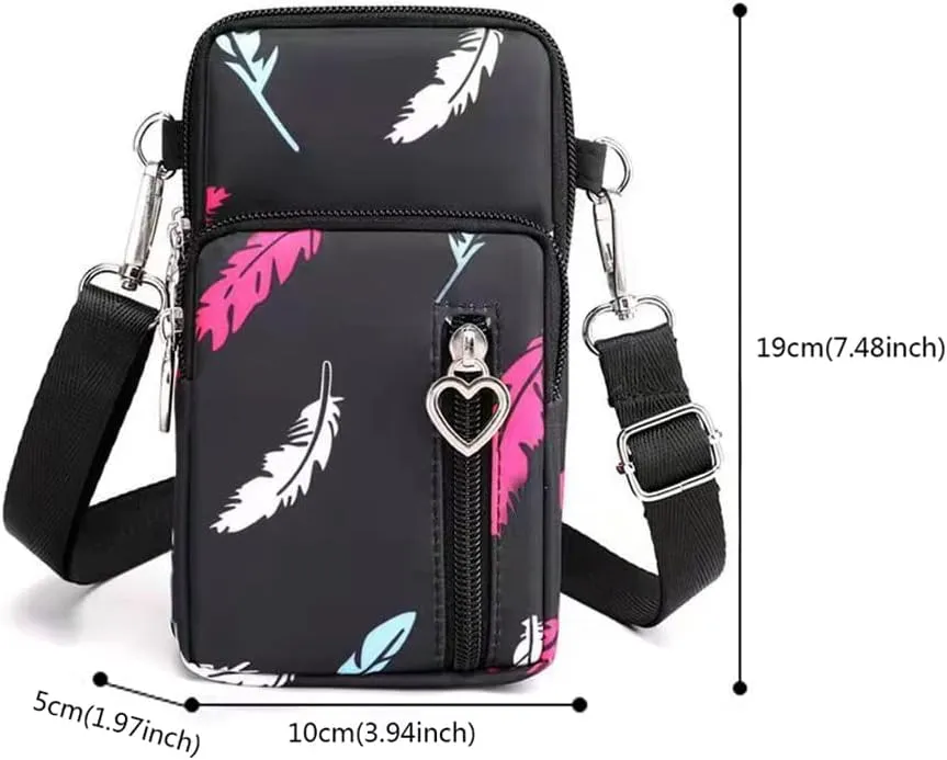 Women Crossbody Cell Phone Purse Case Armband Bag for iPhone 12 13 Mini 14 15 Plus 11 Pro Max Google Pixel 6a 7a 8a 6 7 8 Pro