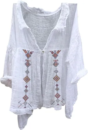 Womens Cotton Linen Tank Tops Pockets Oversized Button Down Shirt Women Womens Linen Tops Oversized Button Up