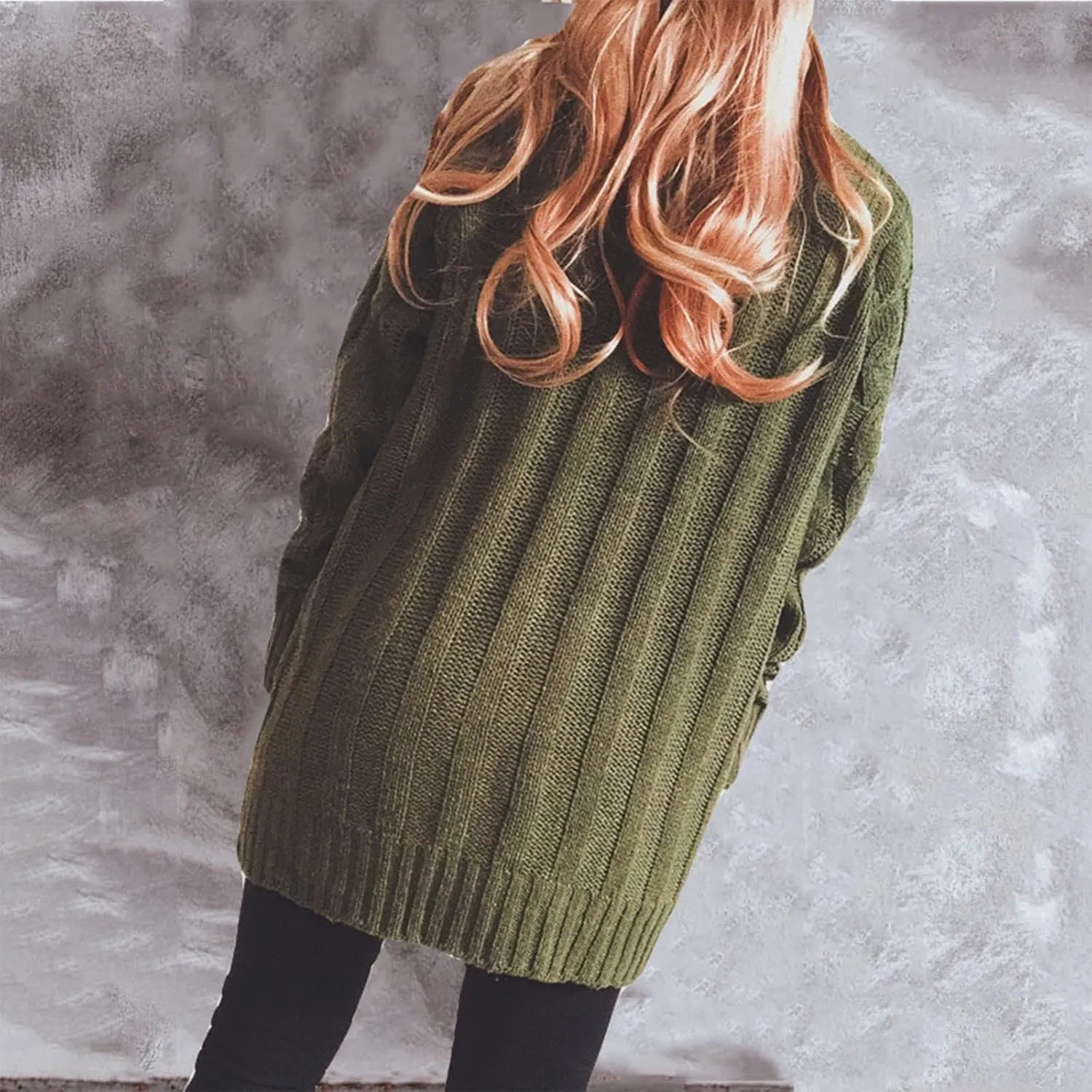 Women's Lightweight Cardigan Sweaters Casual Long Sleeve Open Front Drop Shoulder Oversized Fall Trendy Knitwear