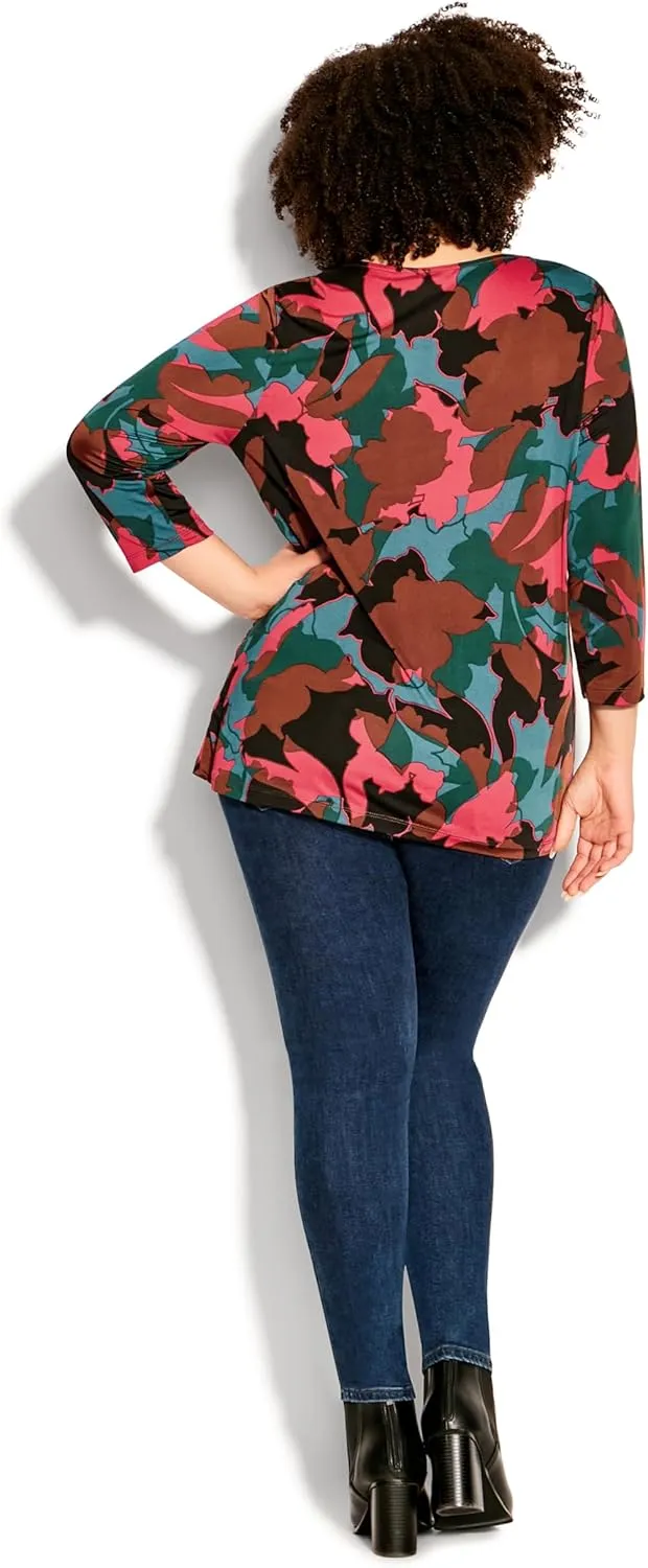 Women's Plus Size Top Status PRT