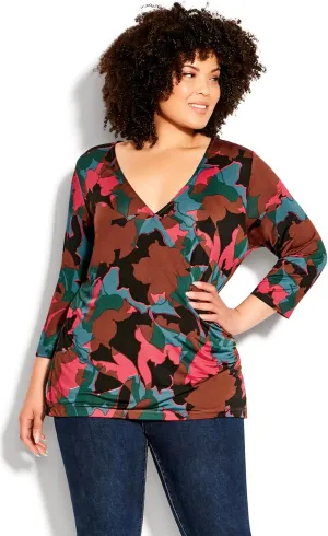 Women's Plus Size Top Status PRT
