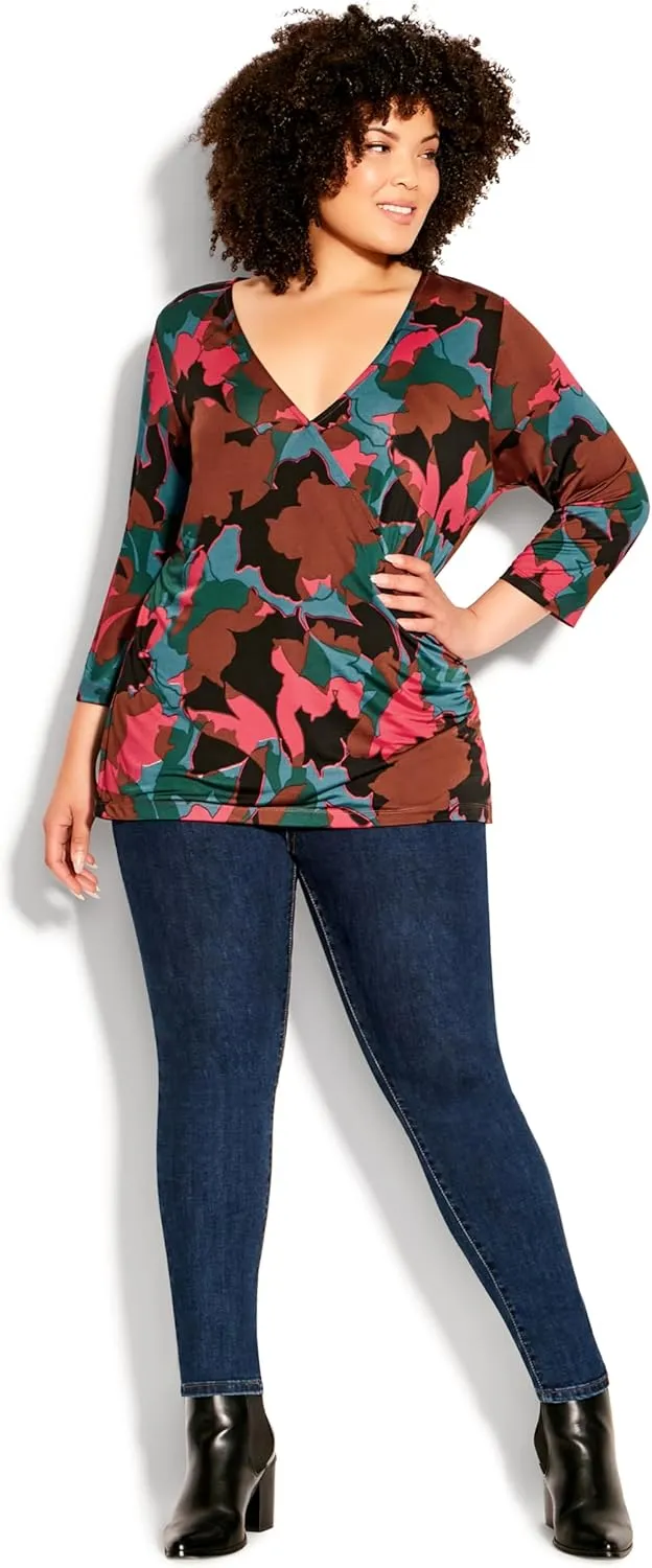 Women's Plus Size Top Status PRT