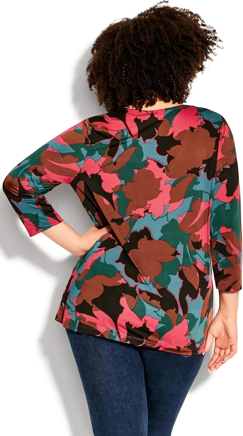 Women's Plus Size Top Status PRT