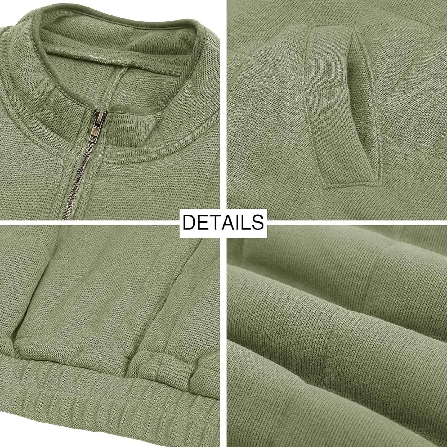 Women'S Quilted Lightweight Jackets Fall Casual Puffer Jacket Warm Winter Bomber Coats Oversized Outerwear Pockets