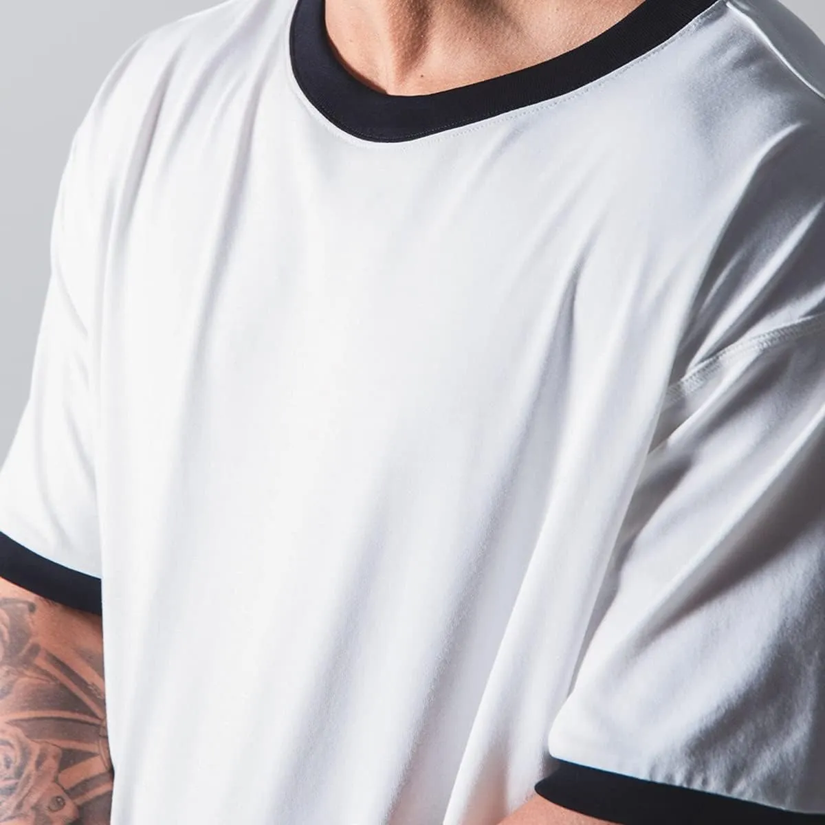 Workout Shirts Short Sleeve Oversized Hipster Loose Gym Shirts Basketball Hip-hop Street Style T-Shirts for Men T44