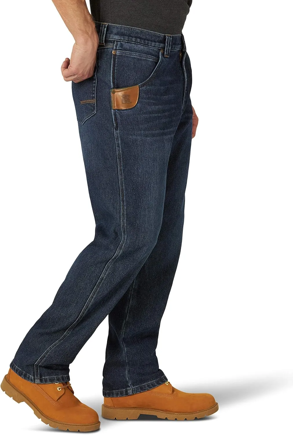 Wrangler Men's Five Pocket Single Layer Insulated Jean