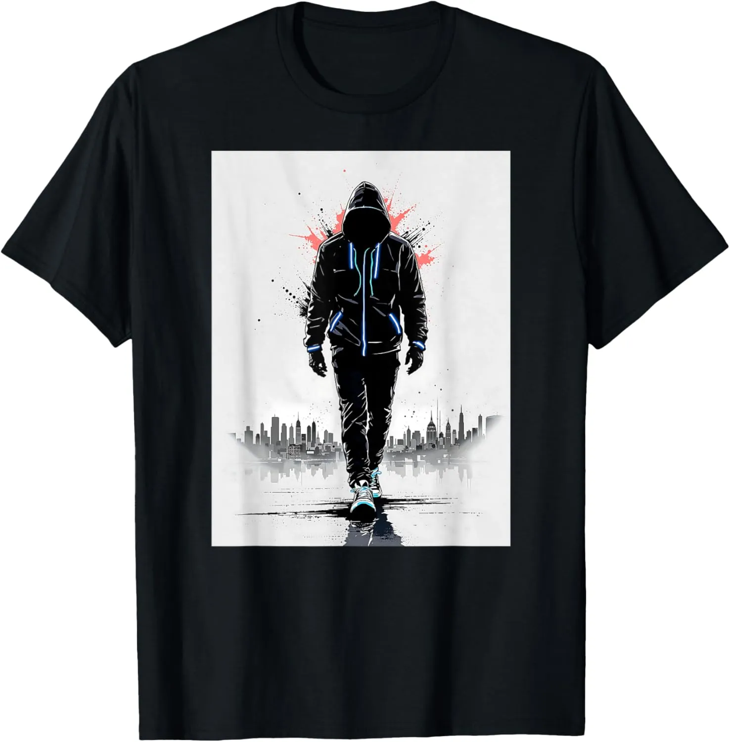 Wu Rapper Graphic Tees Men Hip Hop Streetwear Rap Tang Gift T-Shirt