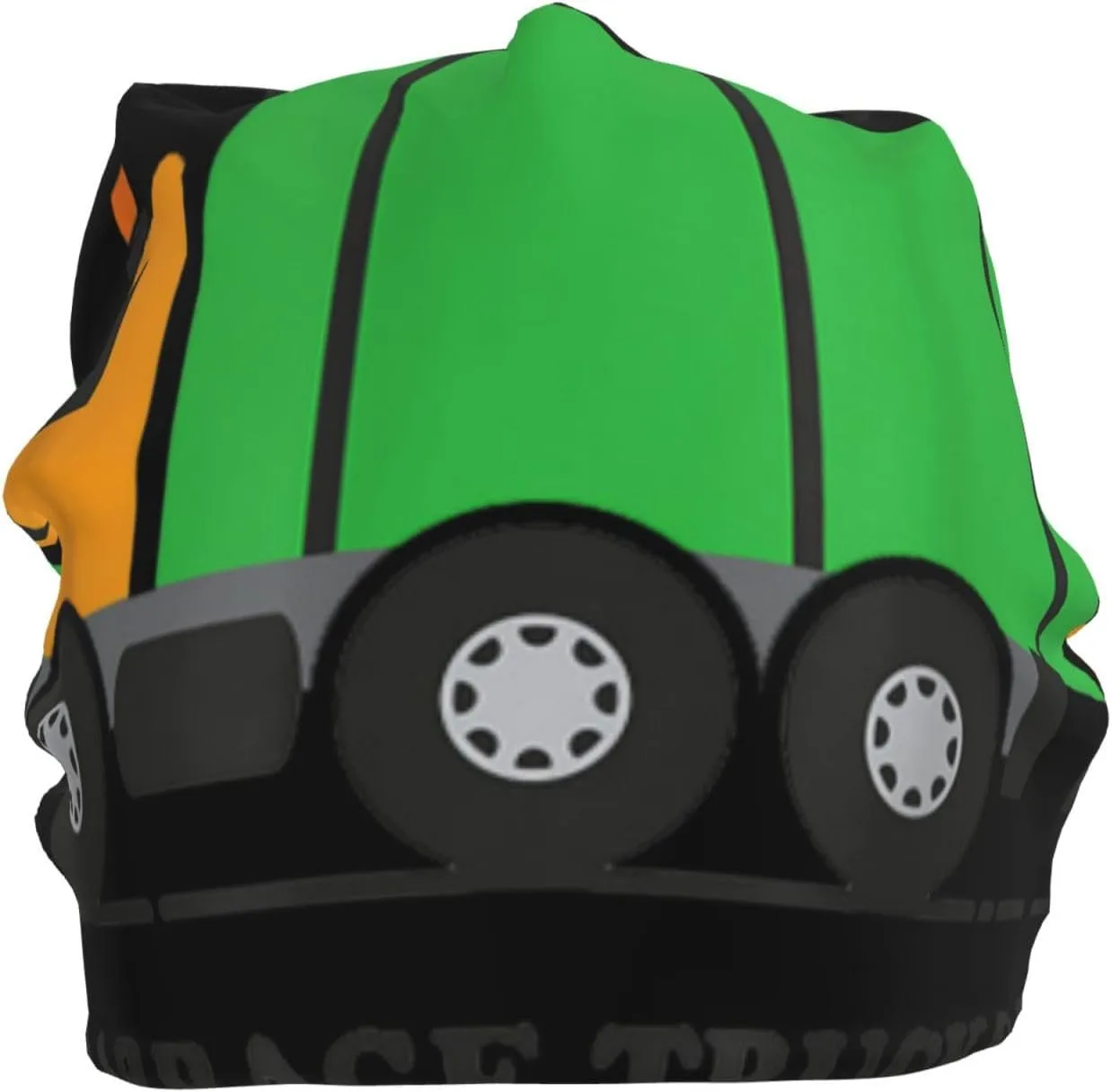 WURTON I Love Garbage Trucks Print Unisex Knit Hat Double Layer Design Fashionable Hat Adults Headwear Beanie Hat