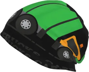 WURTON I Love Garbage Trucks Print Unisex Knit Hat Double Layer Design Fashionable Hat Adults Headwear Beanie Hat