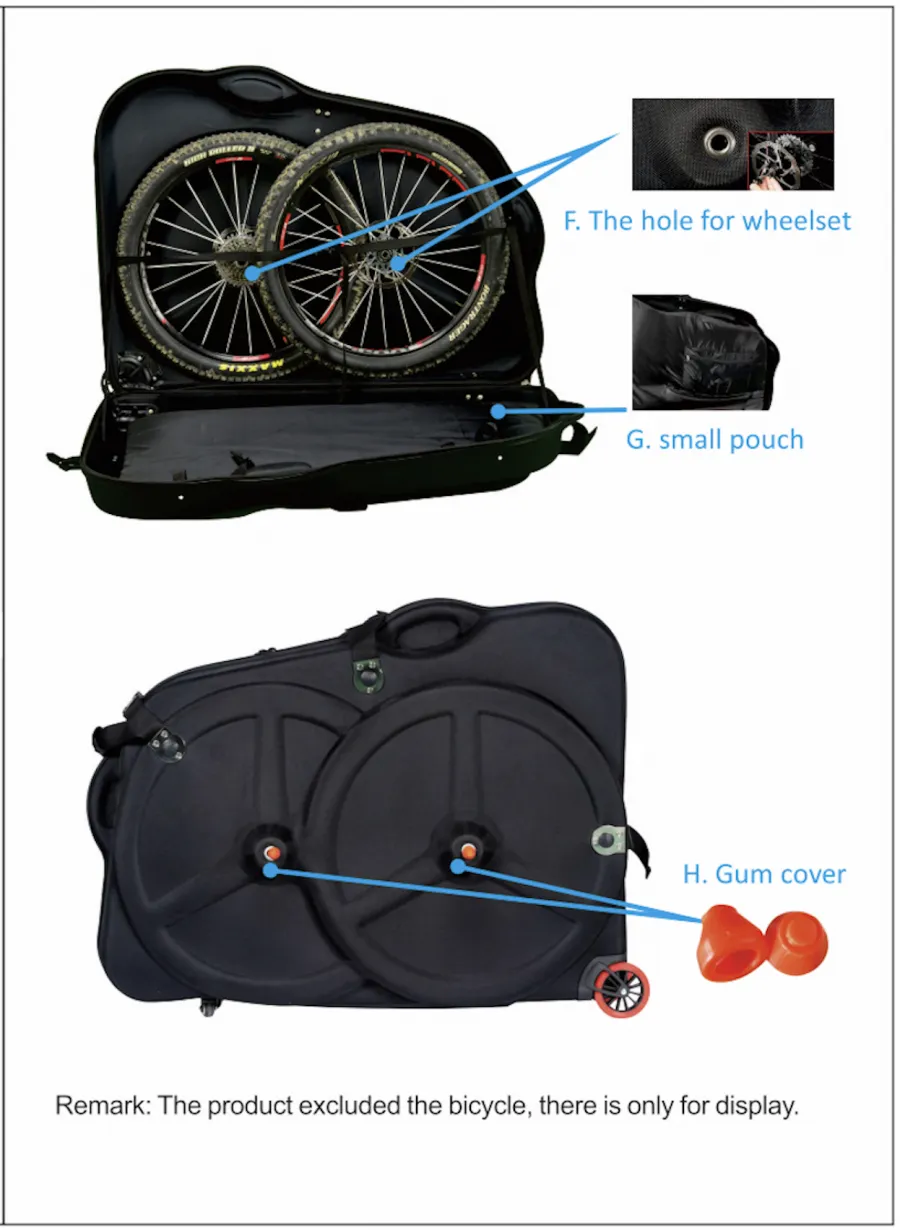 XXF E0901 EVA Bike Travel Case (Road Bike/upto 27.5ER MTB)