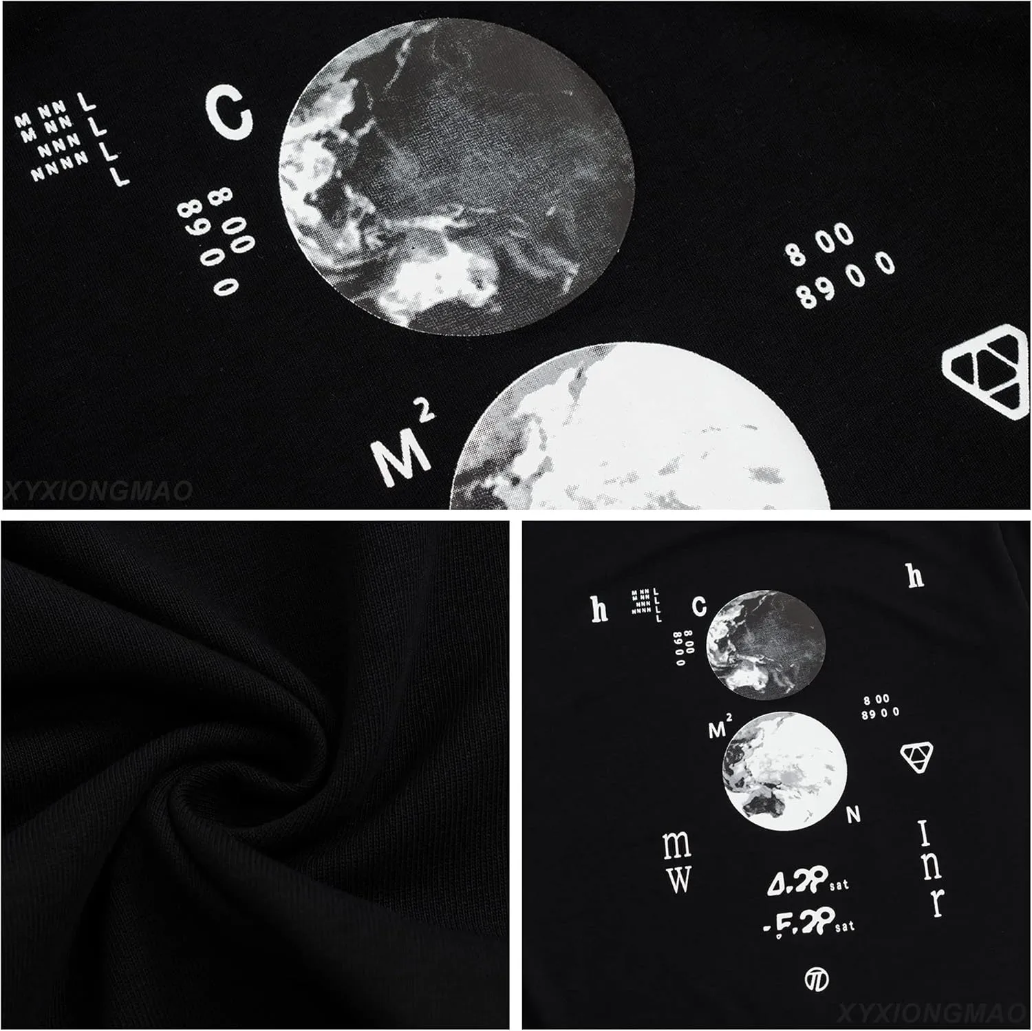 XYXIONGMAO Casual Sports Short-Sleeved T-Shirt Loose Cotton Japanese Streetwear Hip Hop Unisex Graphic Tees Shirts for Men