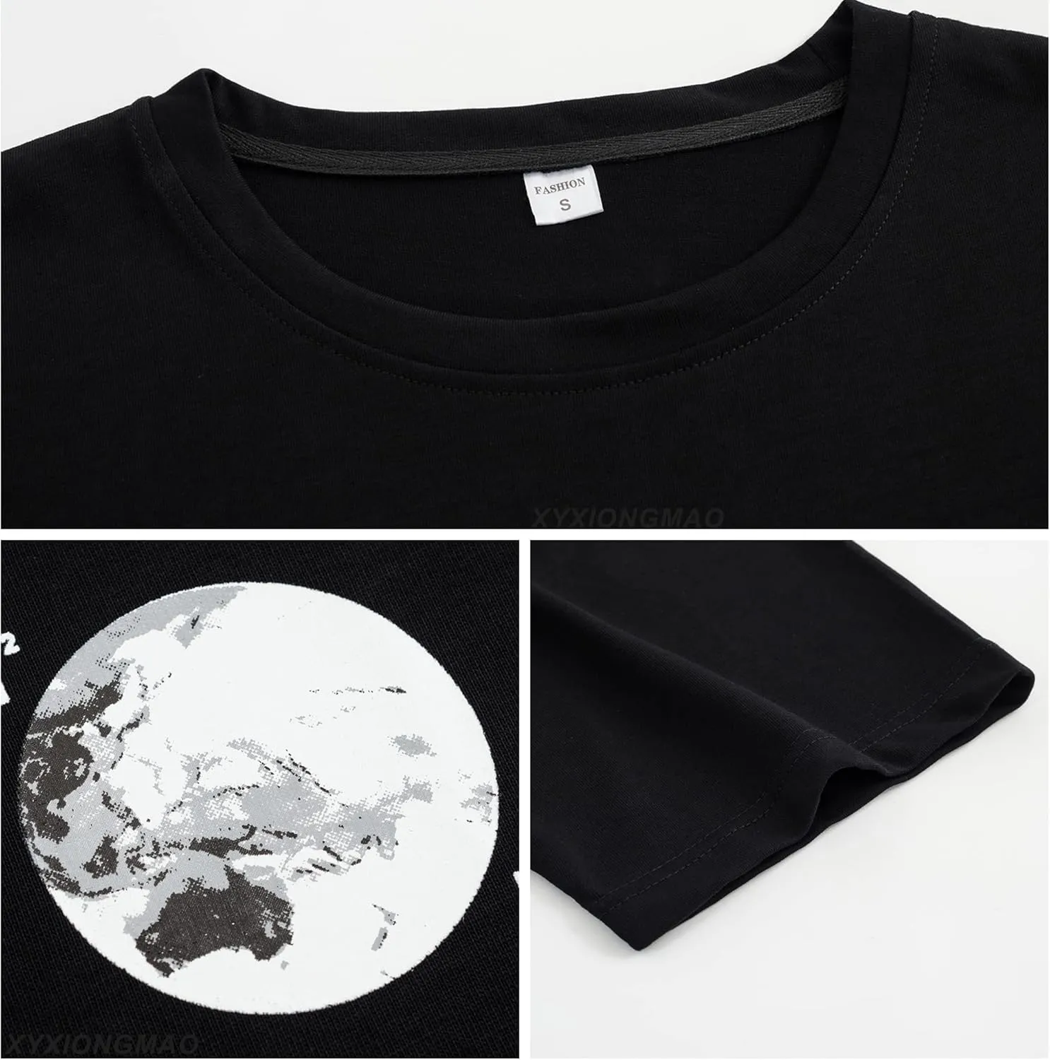XYXIONGMAO Casual Sports Short-Sleeved T-Shirt Loose Cotton Japanese Streetwear Hip Hop Unisex Graphic Tees Shirts for Men