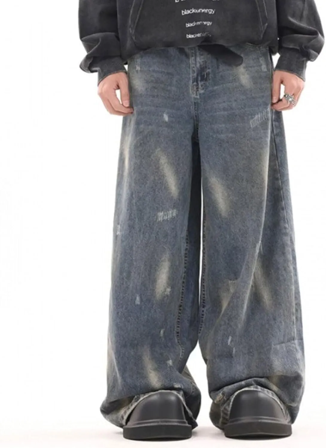 Y2k Hip Hop Pants Vintage Baggy Jeans Men Skater Streetwear Jeans Aesthetic Oversized Pants