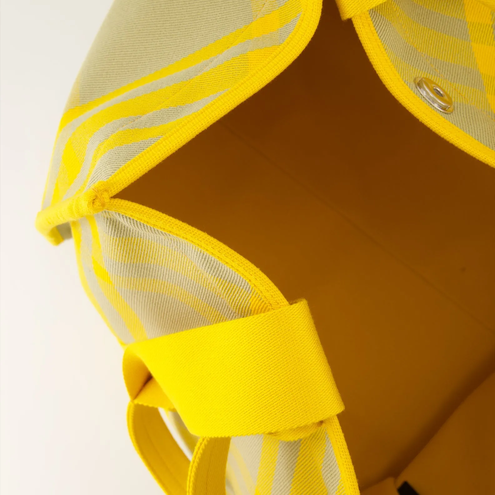 Yellow Checkered Tote Bag