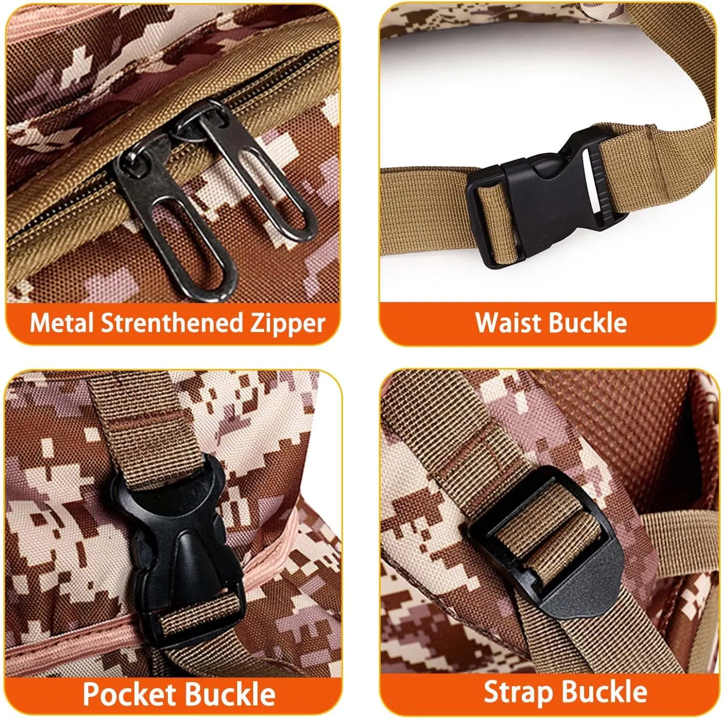 YFREAL 80L Hiking Camping Backpack,Hunting Backpack for Outdoor,Backpack Waterproof,Tactical Backpack for Men Women