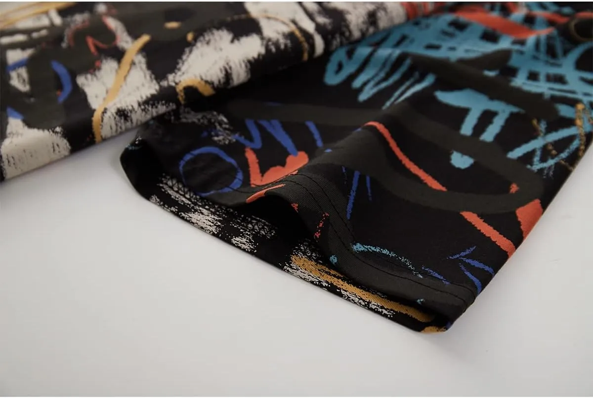 YININF Mens Hipster Hip Hop Short Sleeve Print T-Shirt Shirts Men