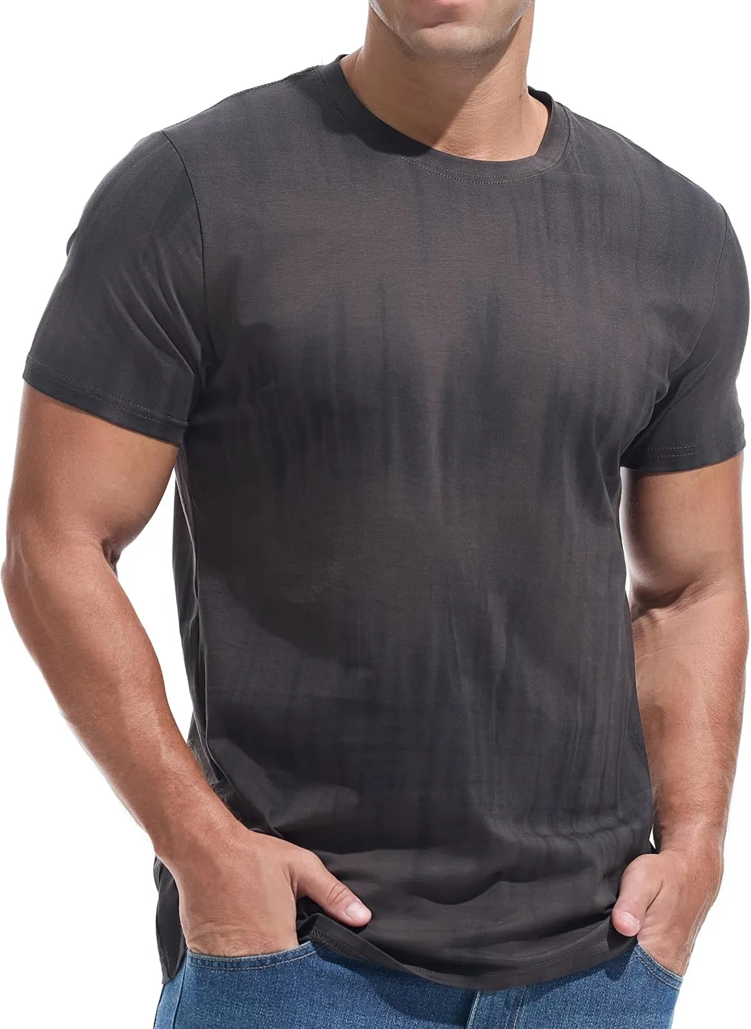 YININF Mens Hipster Hip Hop Short Sleeve Print T-Shirt Shirts Men