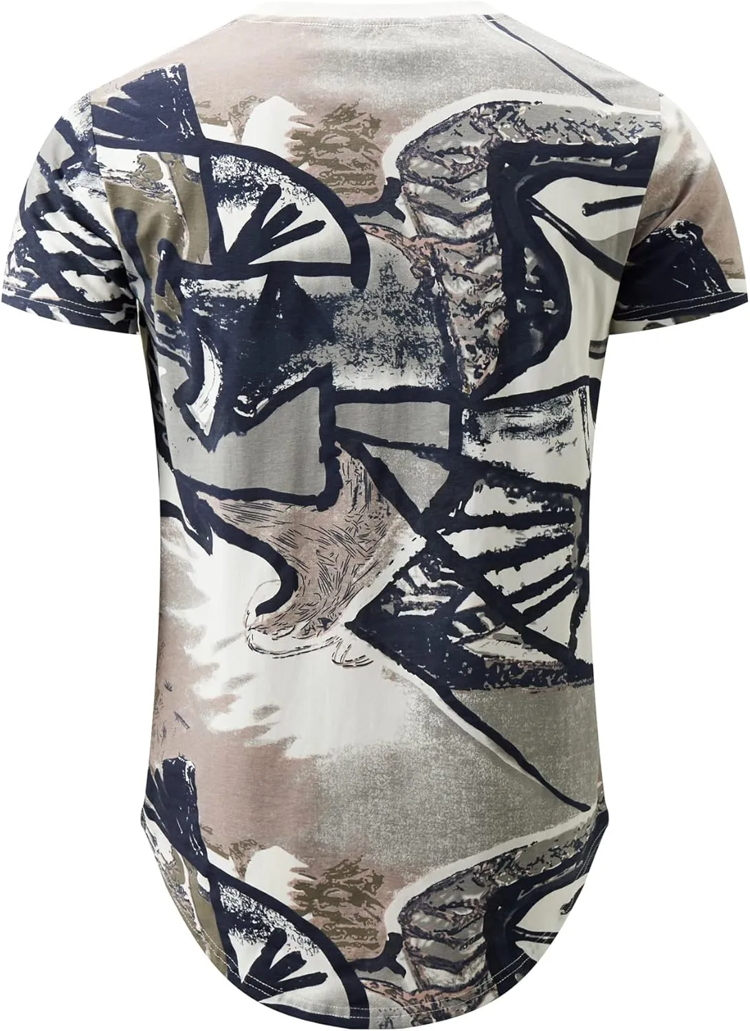 YININF Mens Hipster Hip Hop Short Sleeve Print T-Shirt Shirts Men