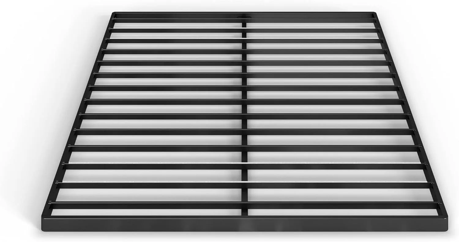 ZINUS Quick Lock Bunkie Board, Box Spring & Bed Slat Replacement, Metal Frame with Steel Slats, Easy Assembly, Queen
