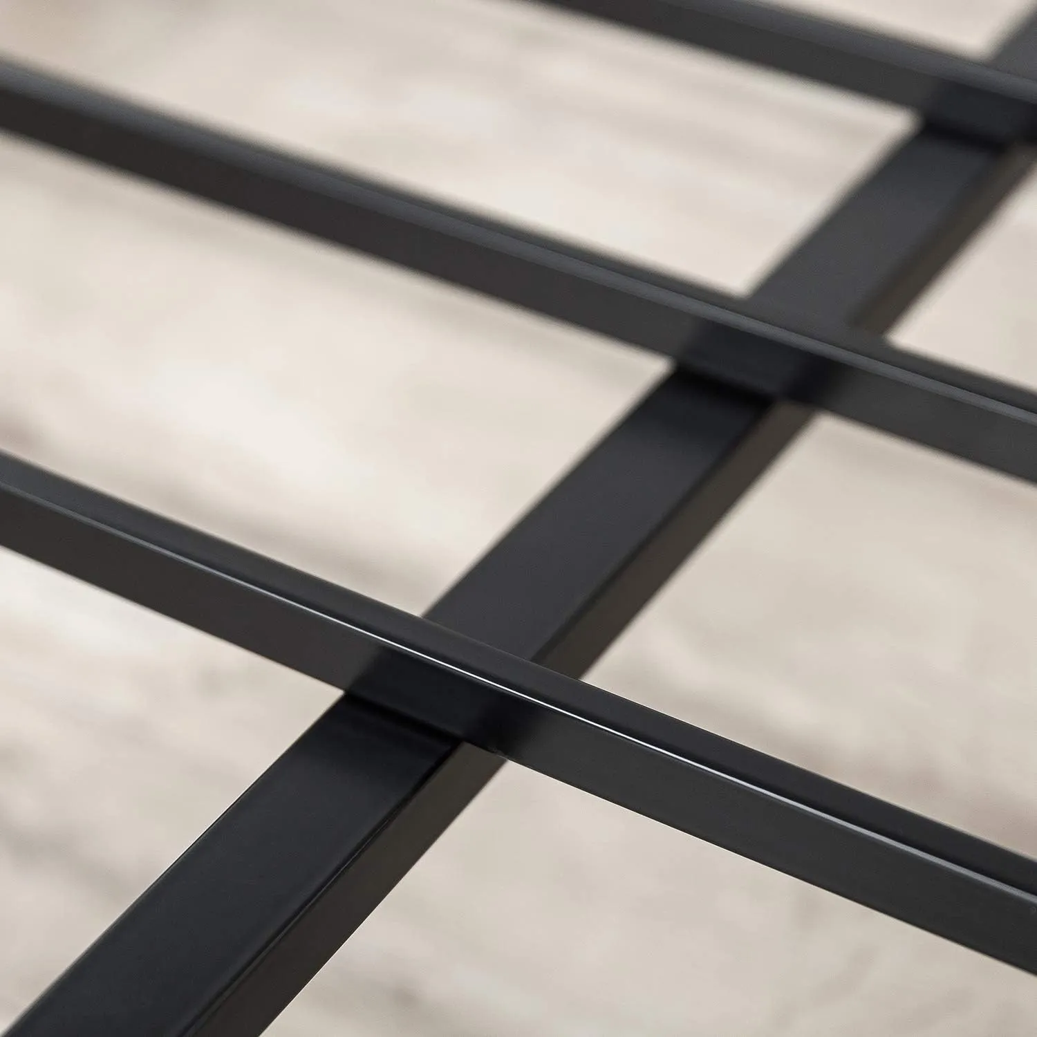 ZINUS Quick Lock Bunkie Board, Box Spring & Bed Slat Replacement, Metal Frame with Steel Slats, Easy Assembly, Queen